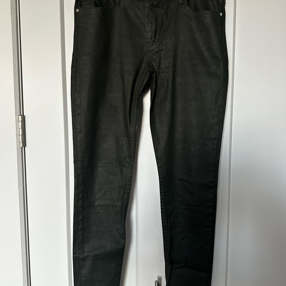 Mango Women's Skinny Jeans in Dark Green